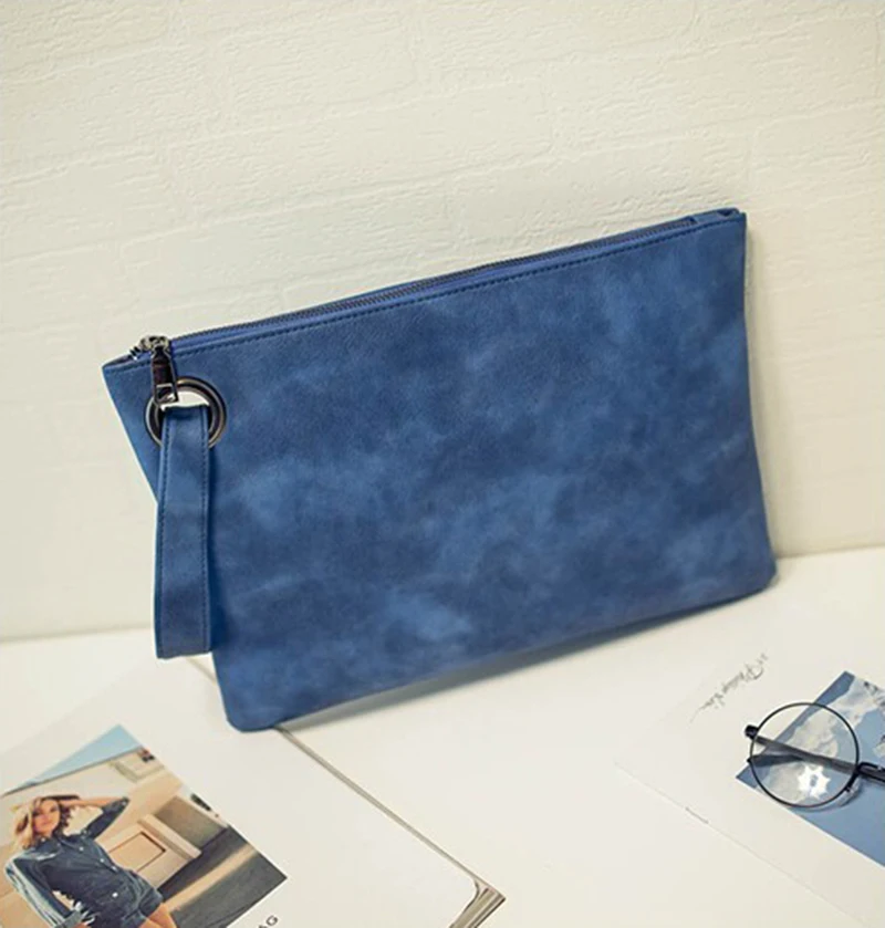 Fashion Envelope Bag for Women Solid PU Leather Fashion Envelope Bag for Women Solid PU Leather