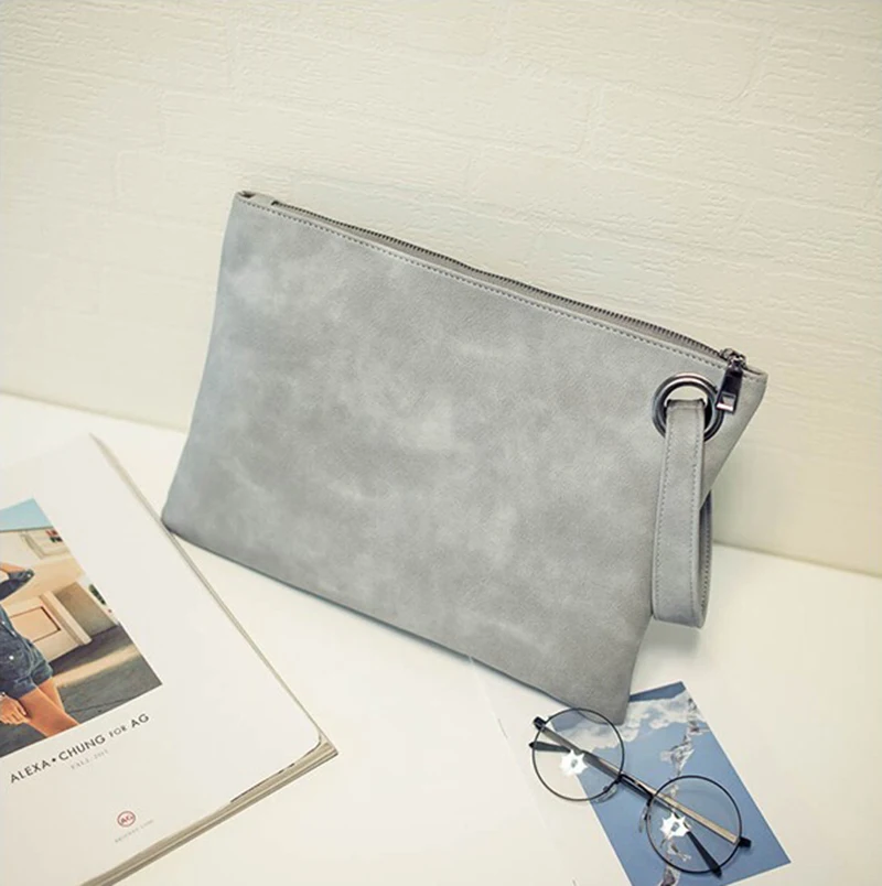 Fashion Envelope Bag for Women Solid PU Leather Fashion Envelope Bag for Women Solid PU Leather