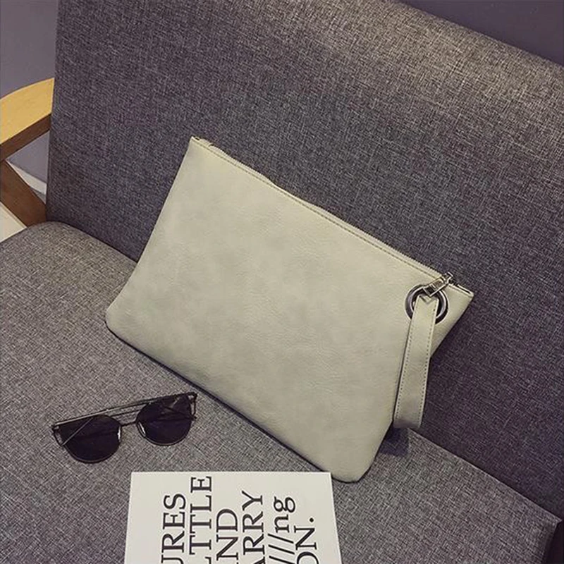 Fashion Envelope Bag for Women Solid PU Leather Fashion Envelope Bag for Women Solid PU Leather