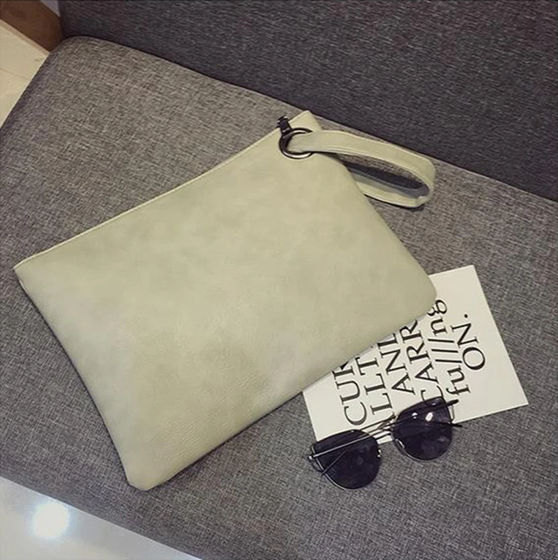 Fashion Envelope Bag for Women Solid PU Leather Fashion Envelope Bag for Women Solid PU Leather