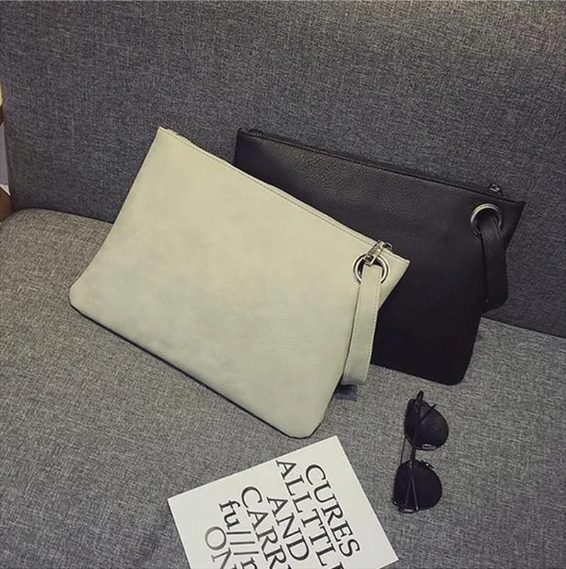 Fashion Envelope Bag for Women Solid PU Leather Fashion Envelope Bag for Women Solid PU Leather