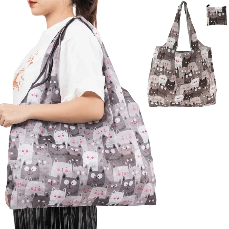 Fashion Print Foldable Eco-Friendly Shopping Tote Bag – Large Capacity Travel Bag Bags & Accessories Branded Handbags handbags and purses Women’s Handbags Fashion Print Foldable Eco-Friendly Shopping Tote Bag – Large Capacity Travel Bag Bags & Accessories Branded Handbags handbags and purses Women's Handbags KDBazar