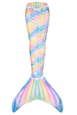 Girls Mermaid Tail Swimsuit – Kids & Adult Cosplay Costume with Monofin