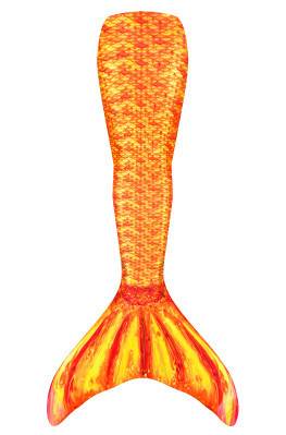 Girls Mermaid Tail Swimsuit – Kids & Adult Cosplay Costume with Monofin