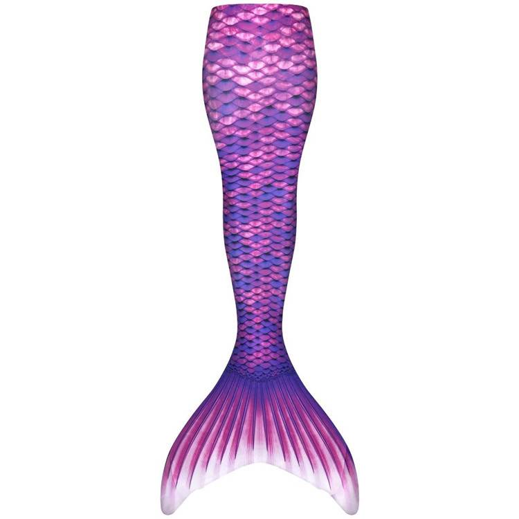 Girls Mermaid Tail Swimsuit – Kids & Adult Cosplay Costume with Monofin