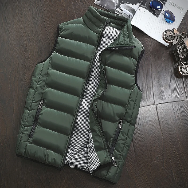 Jacket Sleeveless Best Vest in Winter for Men S-5XL Jacket Sleeveless Best Vest in Winter for Men S-5XL