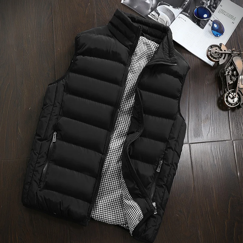 Jacket Sleeveless Best Vest in Winter for Men S-5XL Jacket Sleeveless Best Vest in Winter for Men S-5XL
