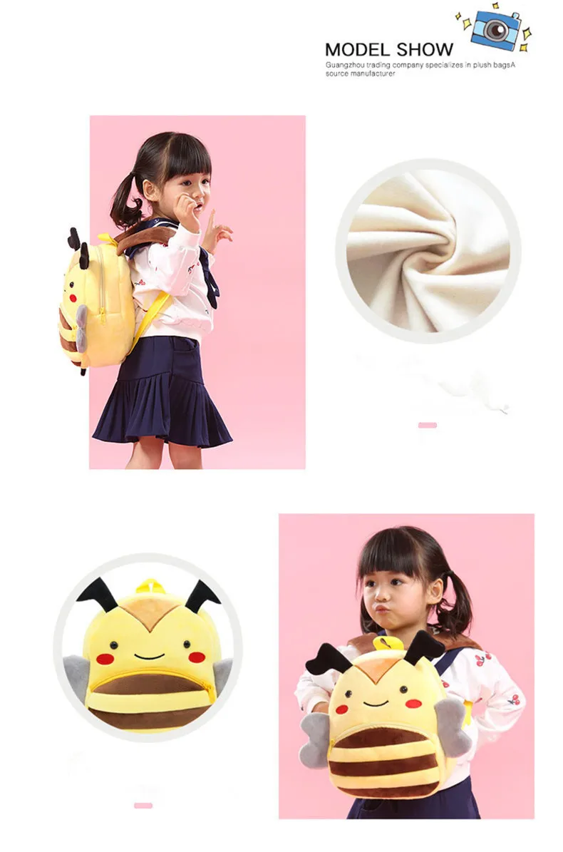 Kids 3D Animal Backpacks Toddler Schoolbag