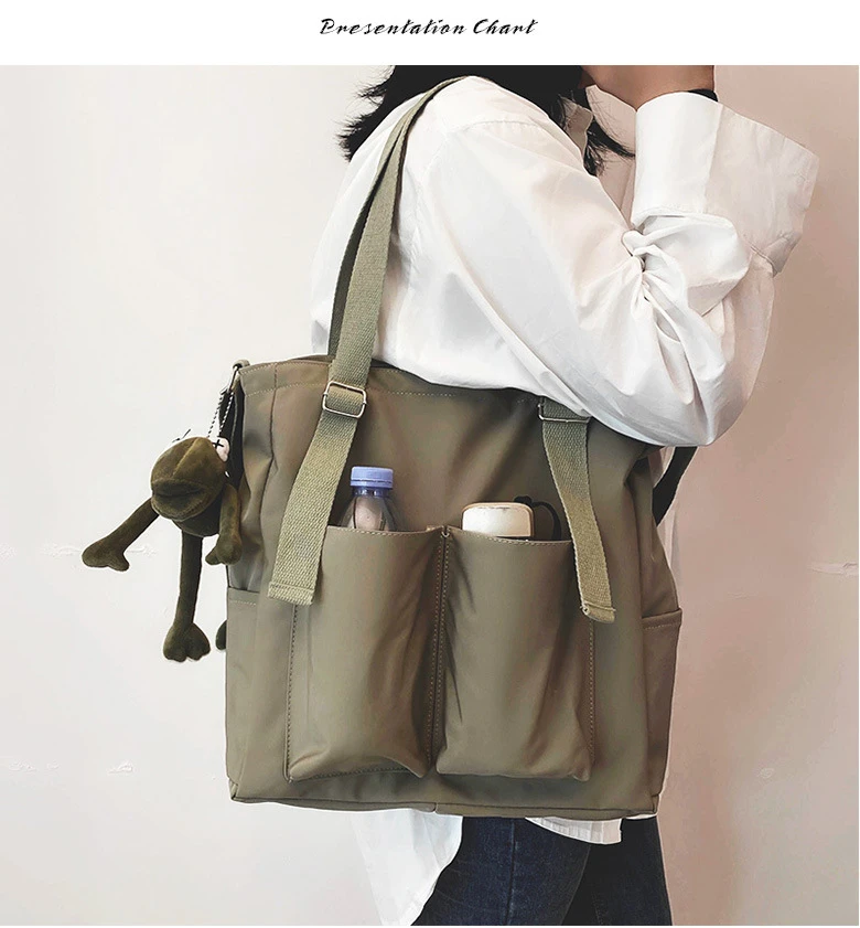 Large Shoulder Tote Bag With Zipper Large Shoulder Tote Bag With Zipper