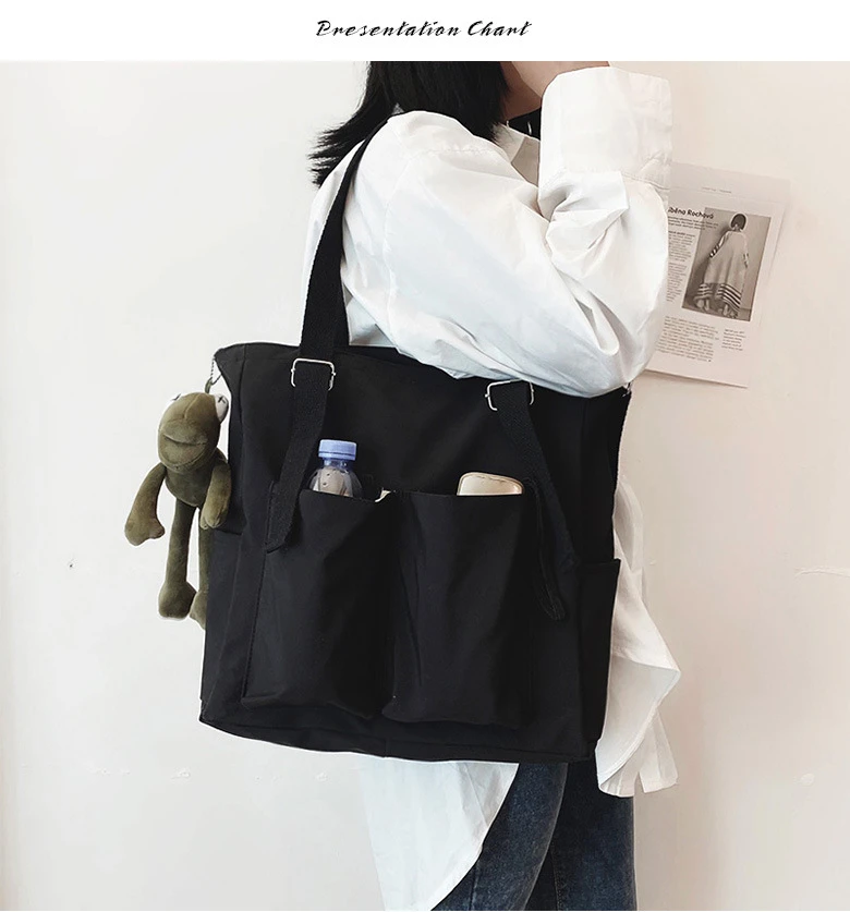 Large Shoulder Tote Bag With Zipper Large Shoulder Tote Bag With Zipper