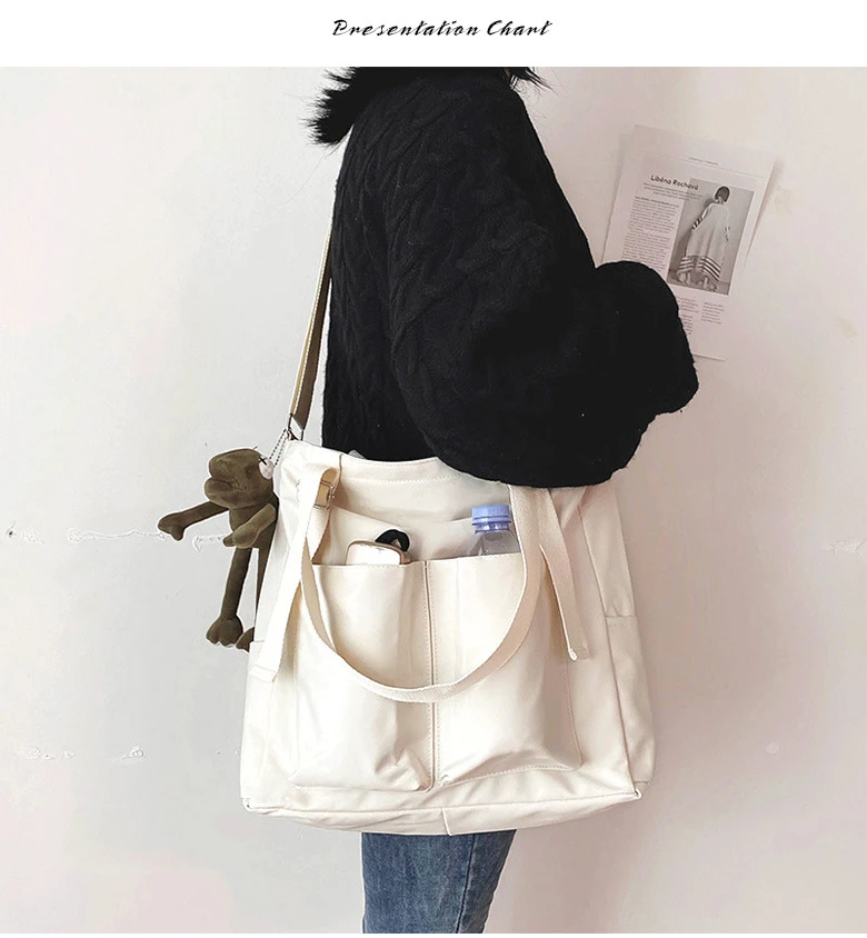 Large Shoulder Tote Bag With Zipper Large Shoulder Tote Bag With Zipper