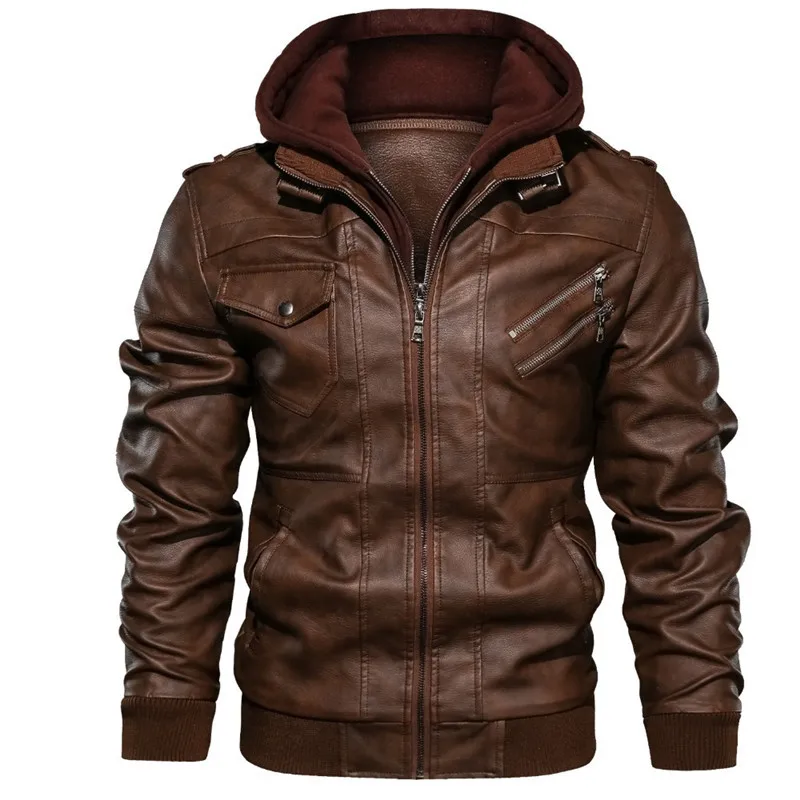 Men’s Hooded Brown Leather Jacket — Classic Biker Style up to 3XL Men’s Coats & Jackets Best Deals Women’s Jackets & Coats Men's Hooded Brown Leather Jacket — Classic Biker Style up to 3XL Men's Coats & Jackets Best Deals Women's Jackets & Coats KDBazar