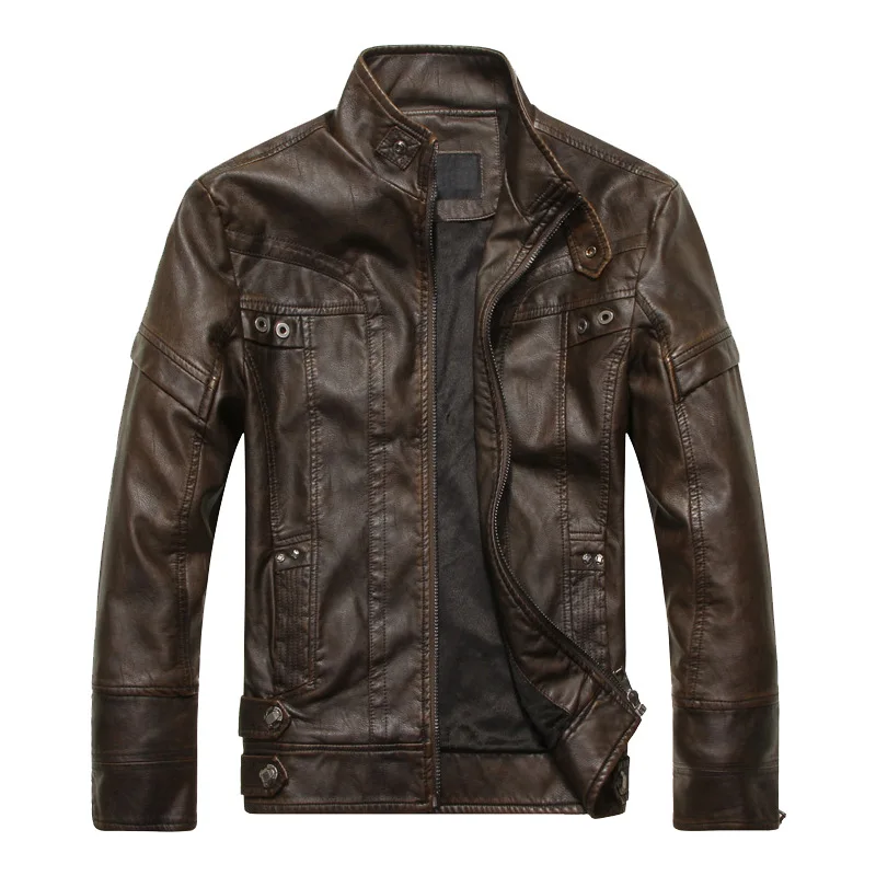 Men’s Leather Motorcycle Jacket — Classic Biker Jacket up to 3XL Men’s Coats & Jackets Women’s Jackets & Coats Men's Leather Motorcycle Jacket — Classic Biker Jacket up to 3XL Men's Coats & Jackets Women's Jackets & Coats KDBazar