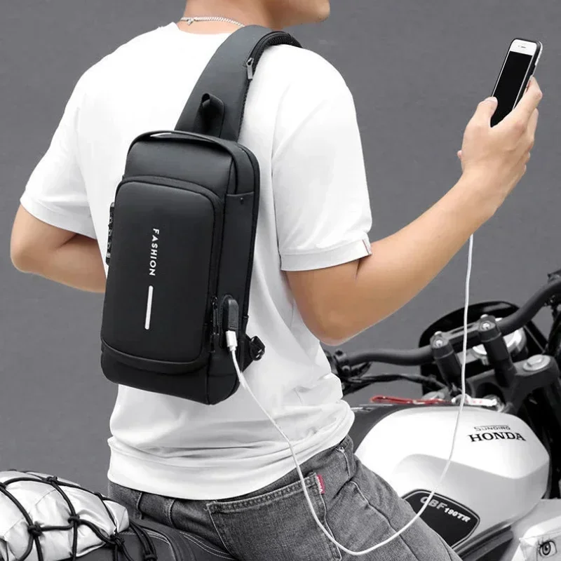 Men’s Shoulder Sling Bag with USB Charging Port — Anti-Theft Travel Chest Bag handbags and purses Bags & Accessories Shoulder Bag Travel Bags Women’s Handbags Men's Shoulder Sling Bag with USB Charging Port — Anti-Theft Travel Chest Bag handbags and purses Bags & Accessories Shoulder Bag Travel Bags Women's Handbags KDBazar
