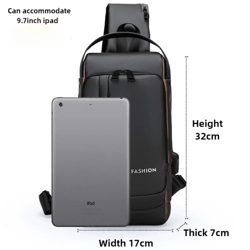 Men’s Shoulder Sling Bag with USB Charging Port — Anti-Theft Travel Chest Bag handbags and purses Bags & Accessories Shoulder Bag Travel Bags Women’s Handbags Men's Shoulder Sling Bag with USB Charging Port — Anti-Theft Travel Chest Bag handbags and purses Bags & Accessories Shoulder Bag Travel Bags Women's Handbags KDBazar