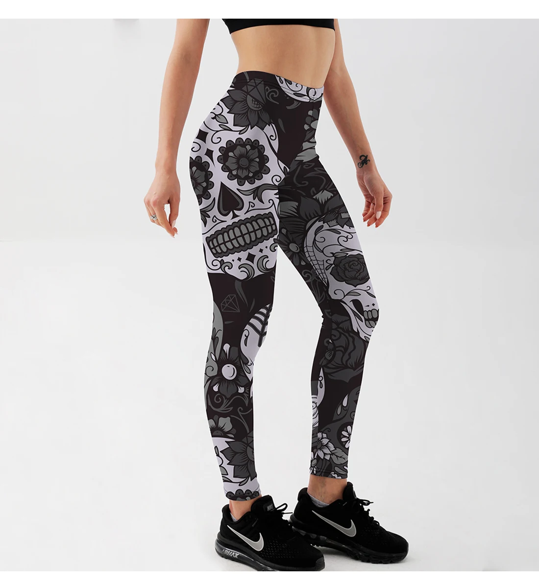 Printed Leggings Best Value Skull Leggings Plus Size S-2XL