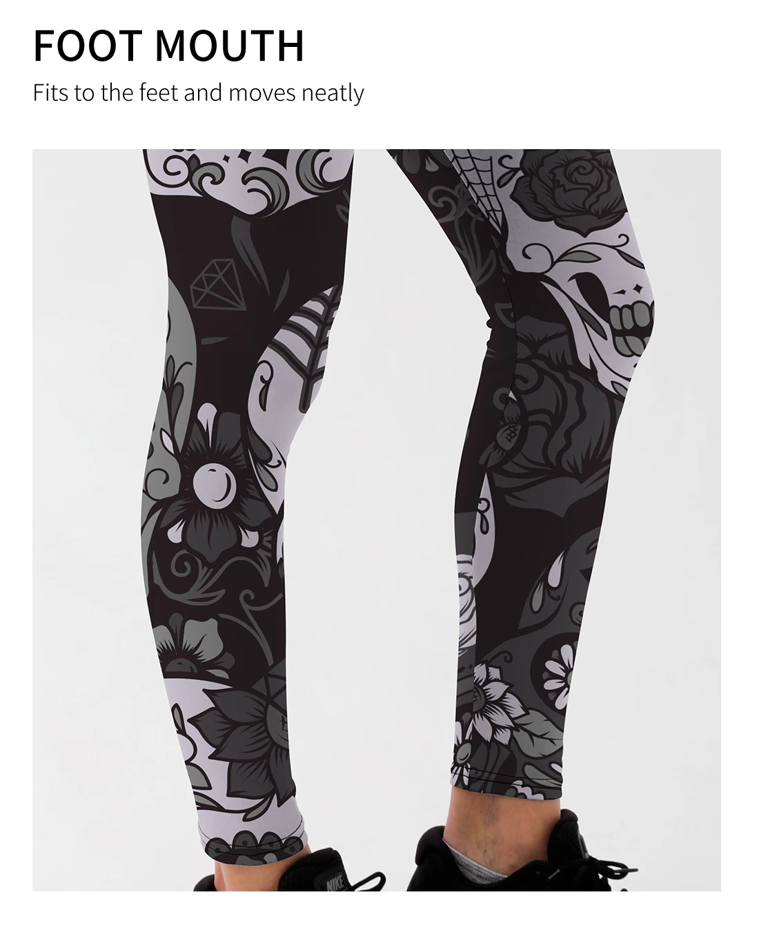 Printed Leggings Best Value Skull Leggings Plus Size S-2XL