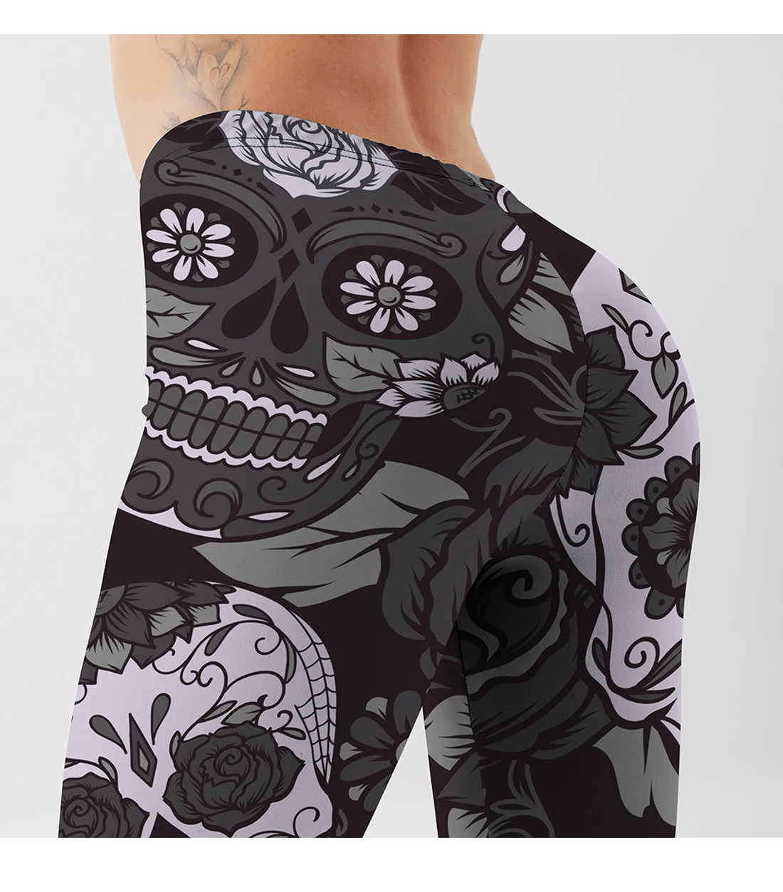 Printed Leggings Best Value Skull Leggings Plus Size S-2XL
