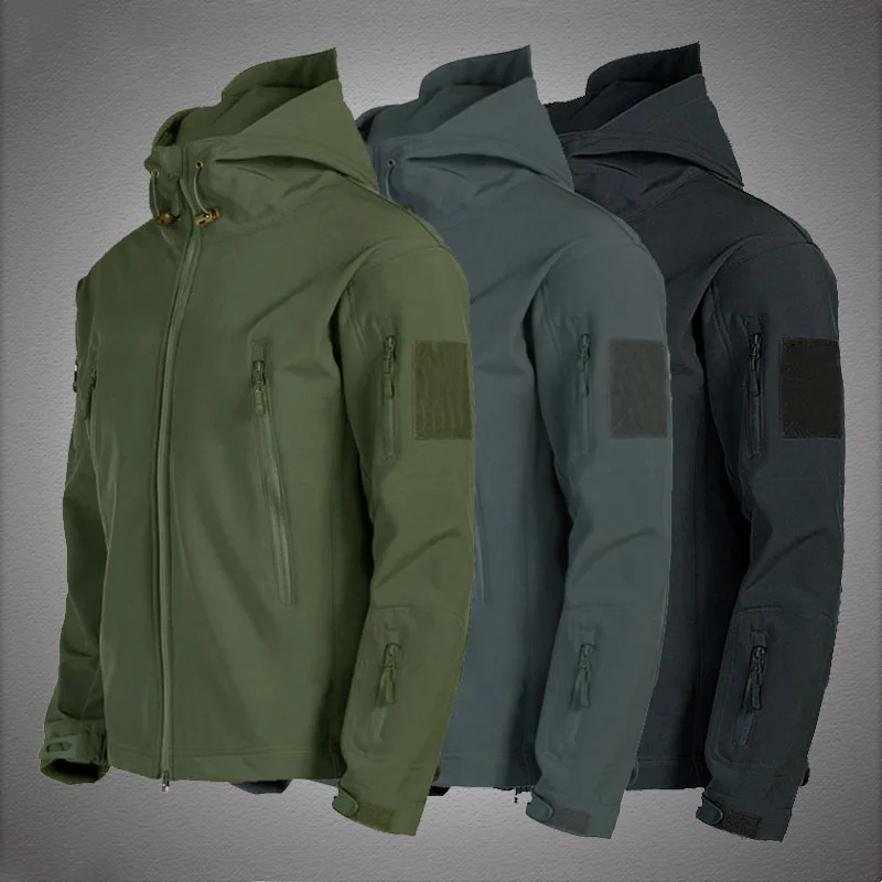 Shark Skin Soft Shell Jacket for Men — Windproof Outdoor Coat Men’s Coats & Jackets Women’s Jackets & Coats Shark Skin Soft Shell Jacket for Men — Windproof Outdoor Coat Men's Coats & Jackets Women's Jackets & Coats KDBazar
