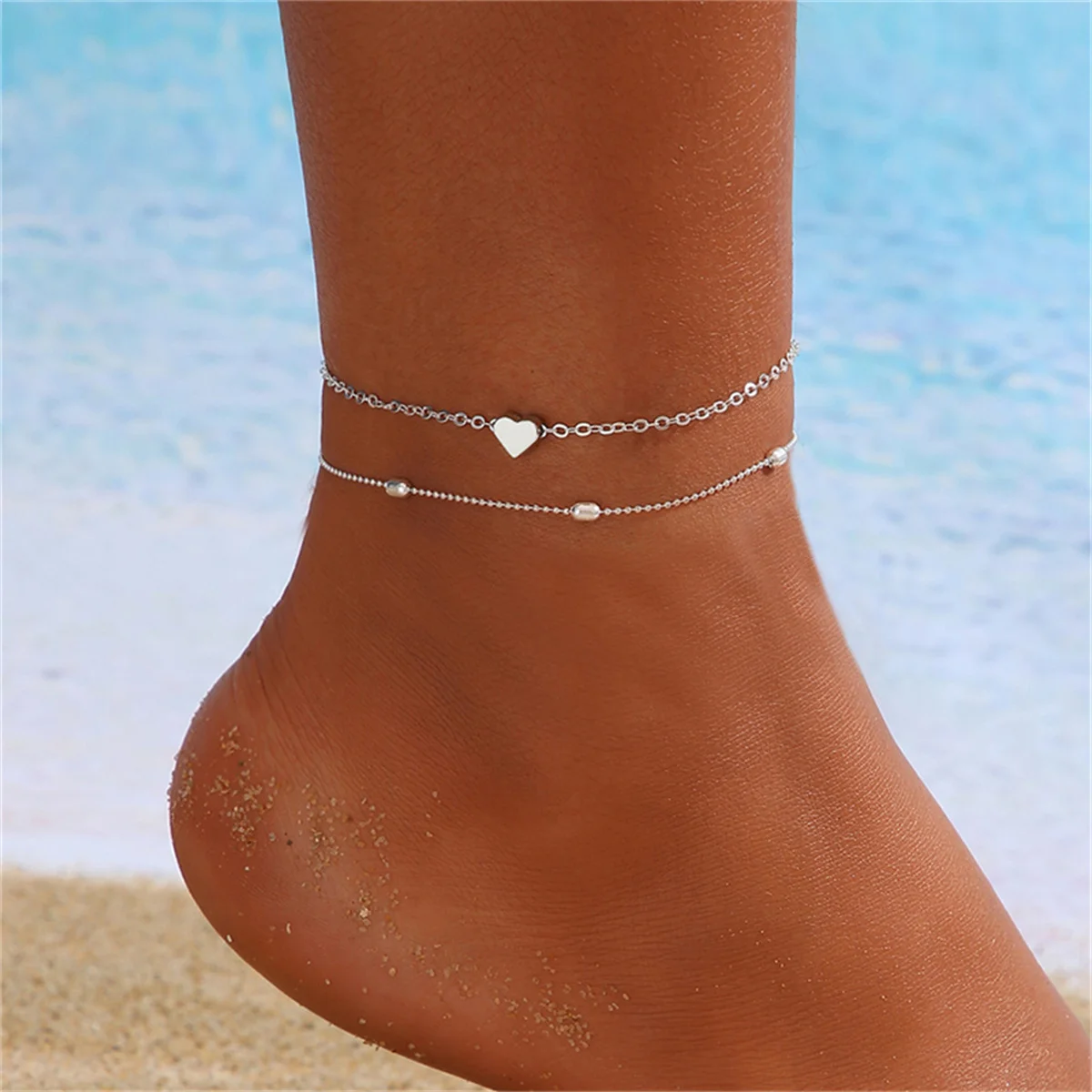 Simple Chain Anklet for Women – Gold Leg Chain Beach Foot Jewelry 3pcs Set Women’s Jewelry Simple Chain Anklet for Women – Gold Leg Chain Beach Foot Jewelry 3pcs Set Women's Jewelry KDBazar