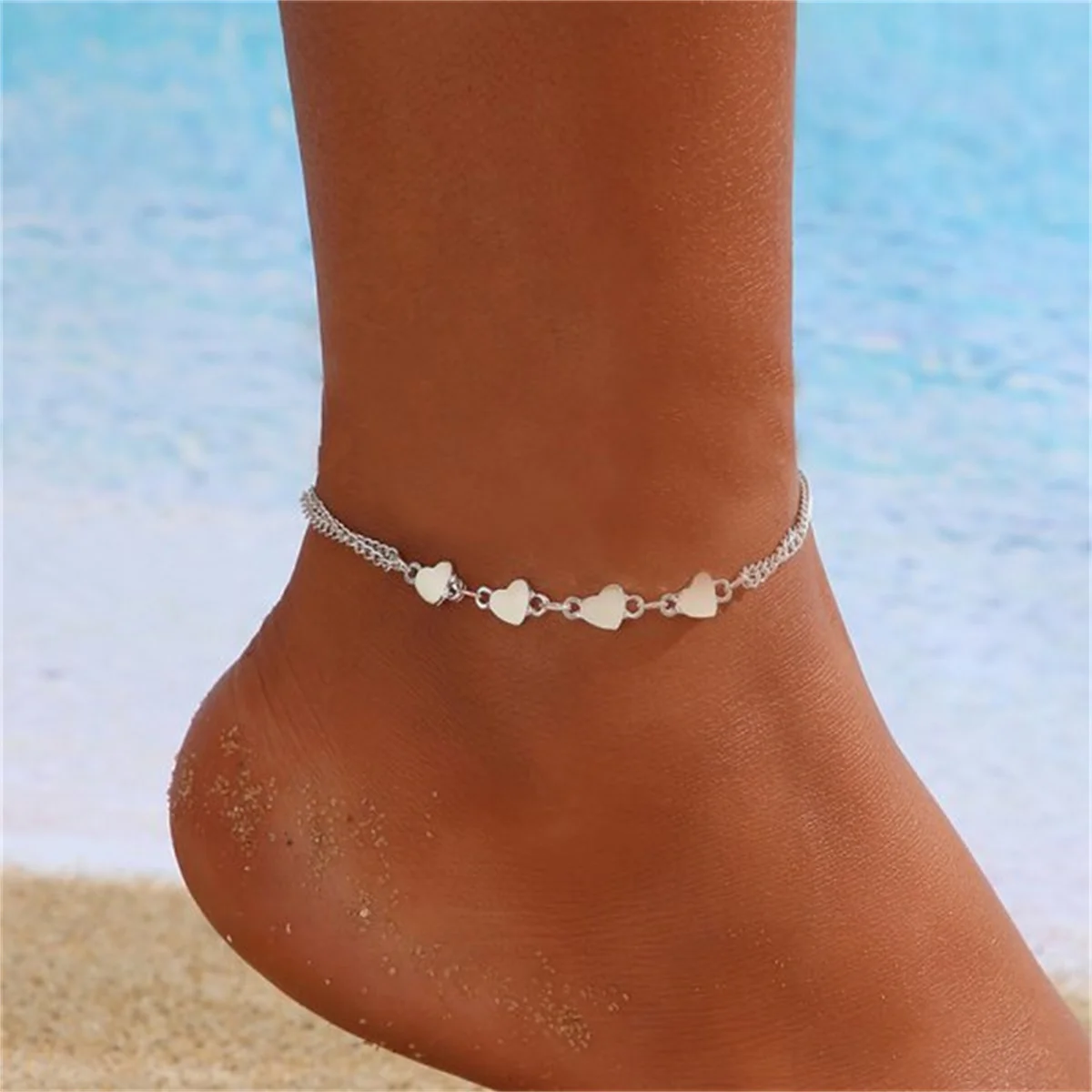 Simple Chain Anklet for Women – Gold Leg Chain Beach Foot Jewelry 3pcs Set Women’s Jewelry Simple Chain Anklet for Women – Gold Leg Chain Beach Foot Jewelry 3pcs Set Women's Jewelry KDBazar