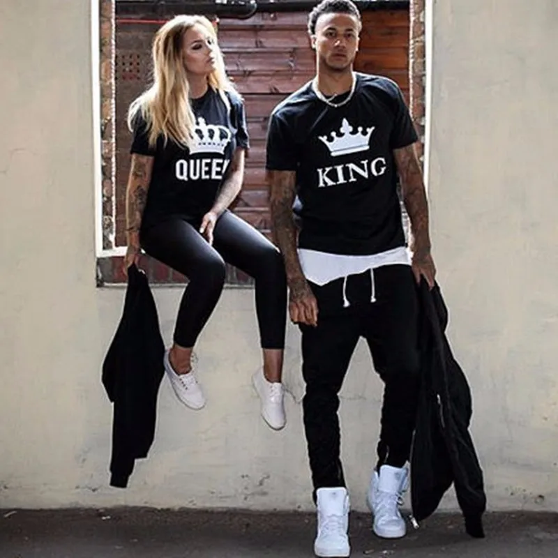 Super King And Queen Shirts For Couples Black Super King And Queen Shirts For Couples Black
