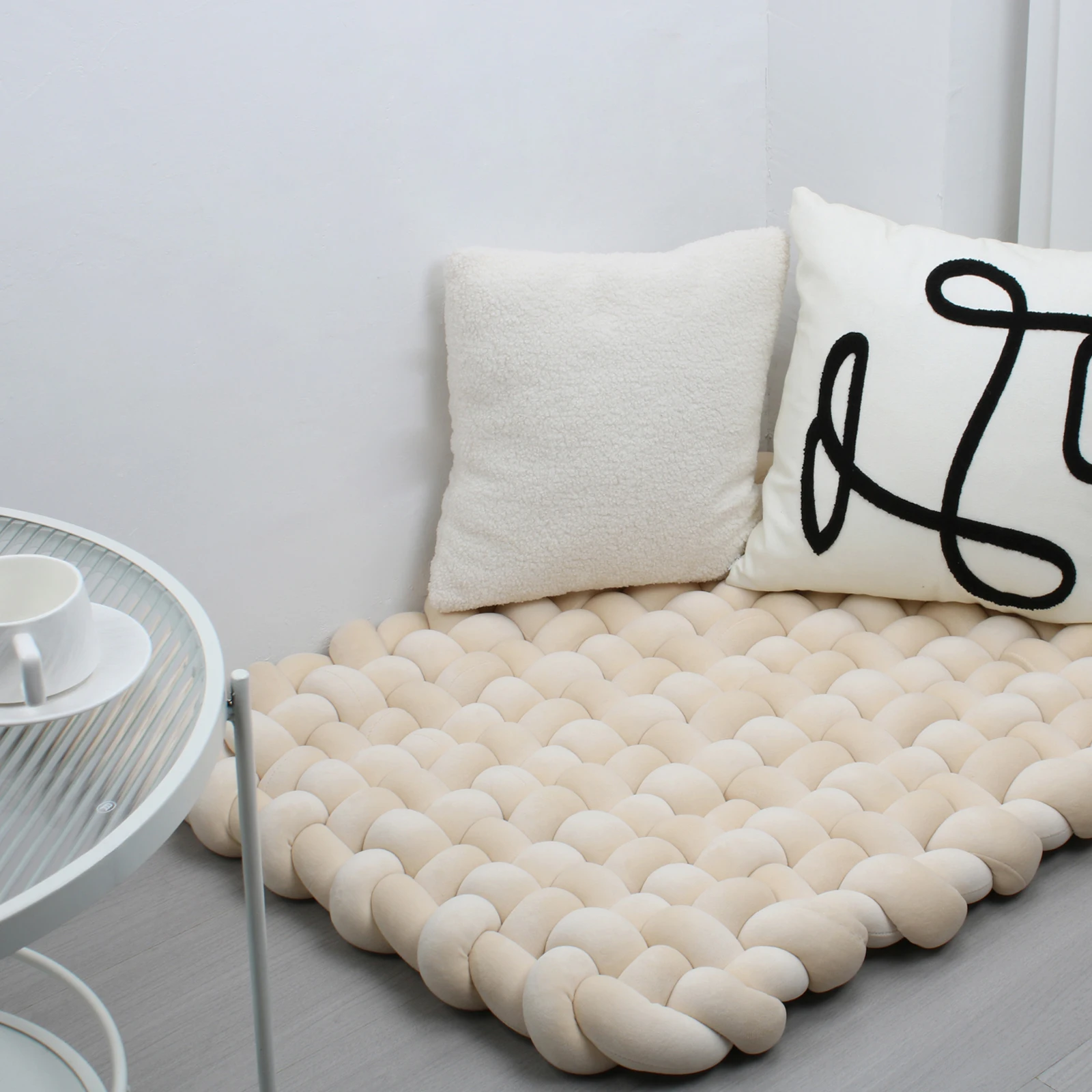 The Best Knotted Crib Bumper For Your Baby 70X80CM The Best Knotted Crib Bumper For Your Baby 70X80CM