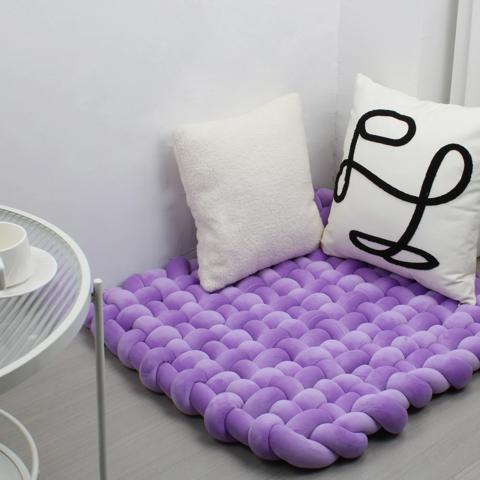 The Best Knotted Crib Bumper For Your Baby 70X80CM The Best Knotted Crib Bumper For Your Baby 70X80CM