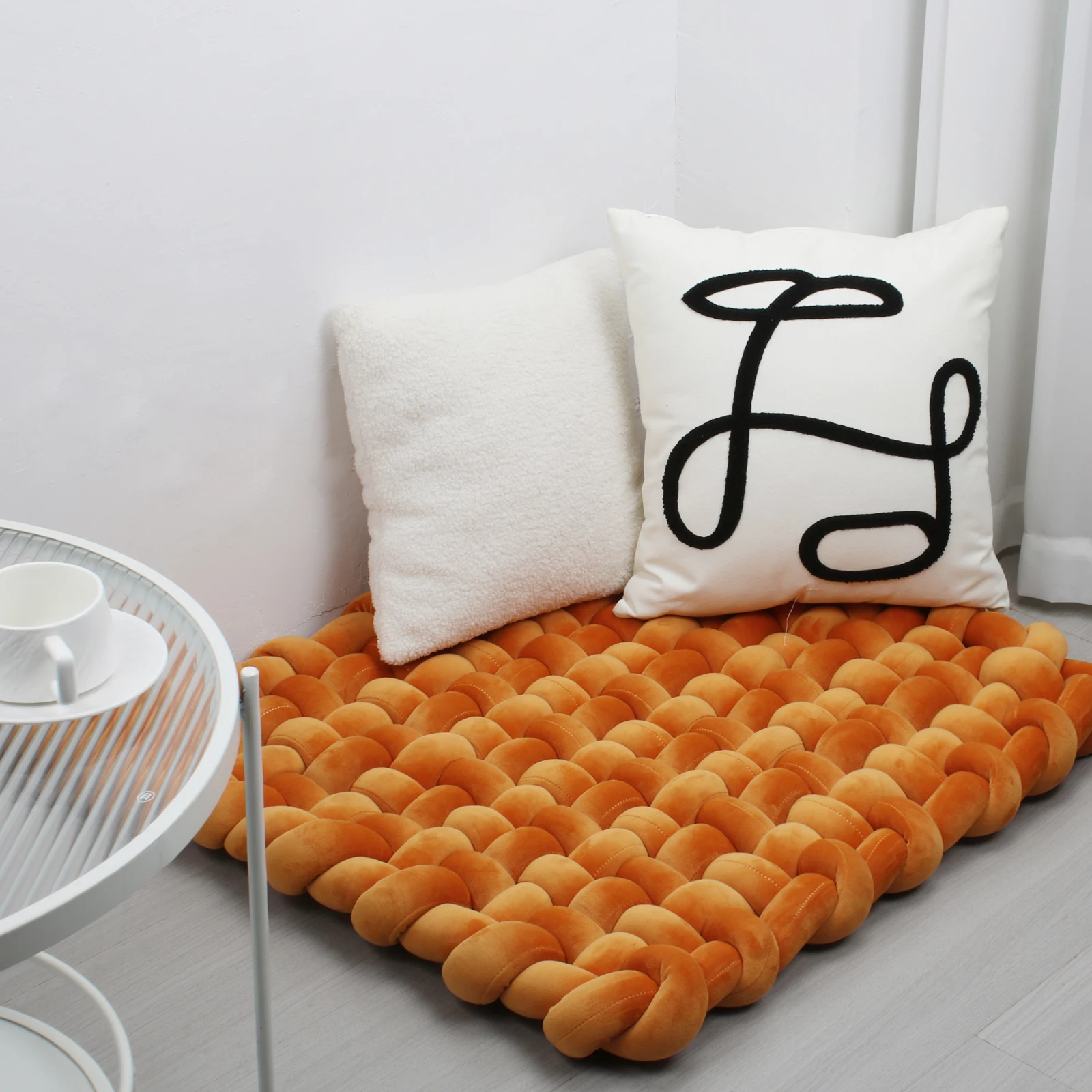 The Best Knotted Crib Bumper For Your Baby 70X80CM The Best Knotted Crib Bumper For Your Baby 70X80CM