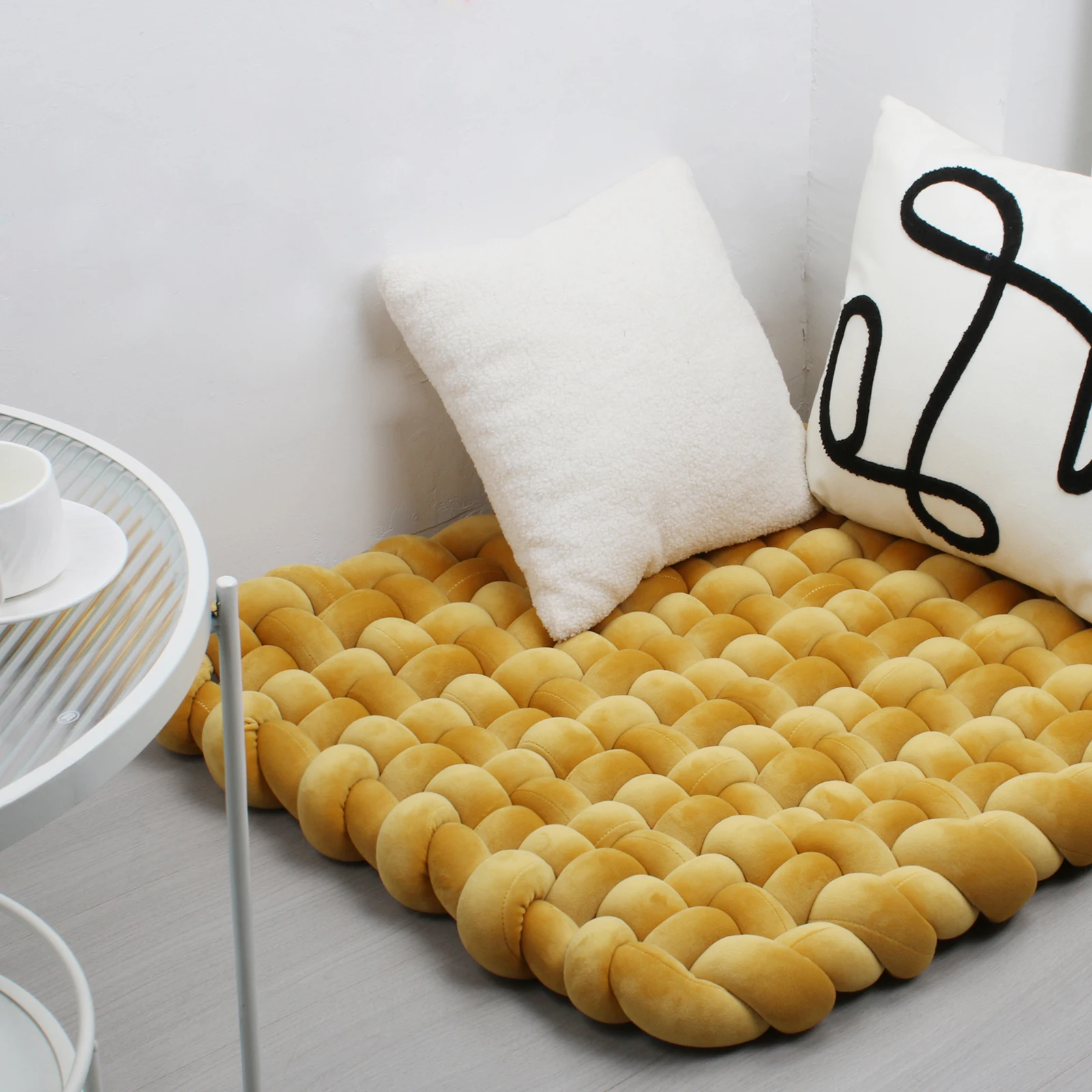 The Best Knotted Crib Bumper For Your Baby 70X80CM The Best Knotted Crib Bumper For Your Baby 70X80CM