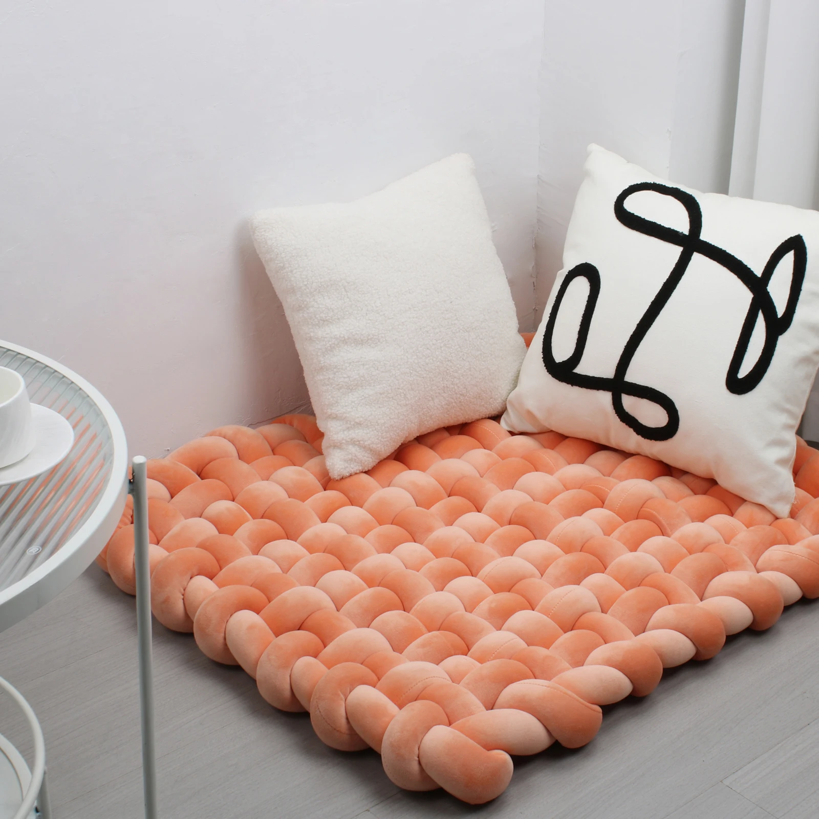 The Best Knotted Crib Bumper For Your Baby 70X80CM The Best Knotted Crib Bumper For Your Baby 70X80CM