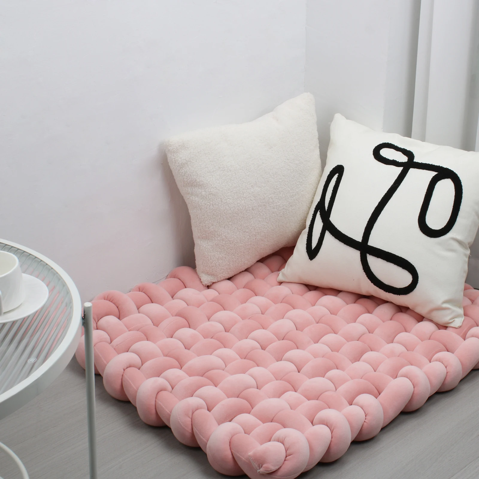 The Best Knotted Crib Bumper For Your Baby 70X80CM The Best Knotted Crib Bumper For Your Baby 70X80CM