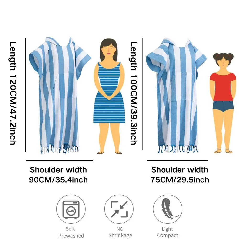 Wearable Striped Beach Towel Beach & Swimwear Beach Cover-ups Women’s Swimwear Wearable Striped Beach Towel Beach & Swimwear Beach Cover-ups Women's Swimwear KDBazar