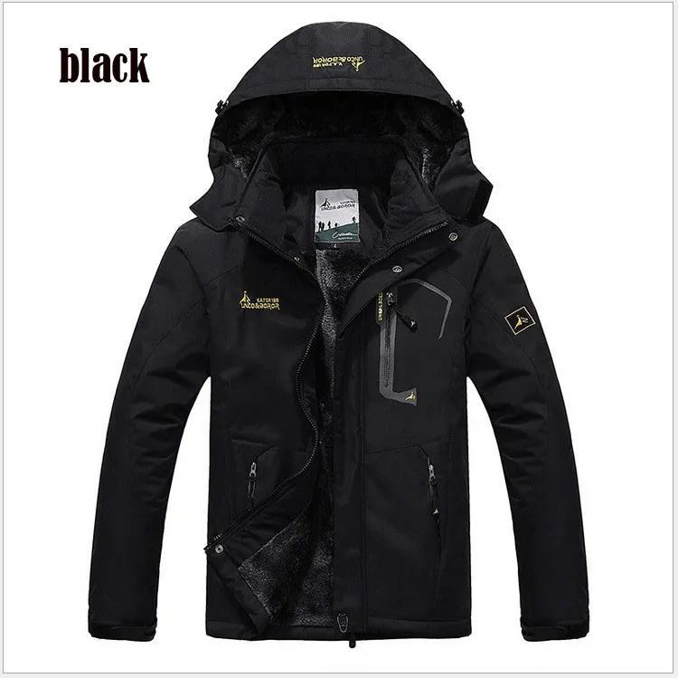 Winter parka men plus velvet warm windproof coats Winter parka men plus velvet warm windproof coats
