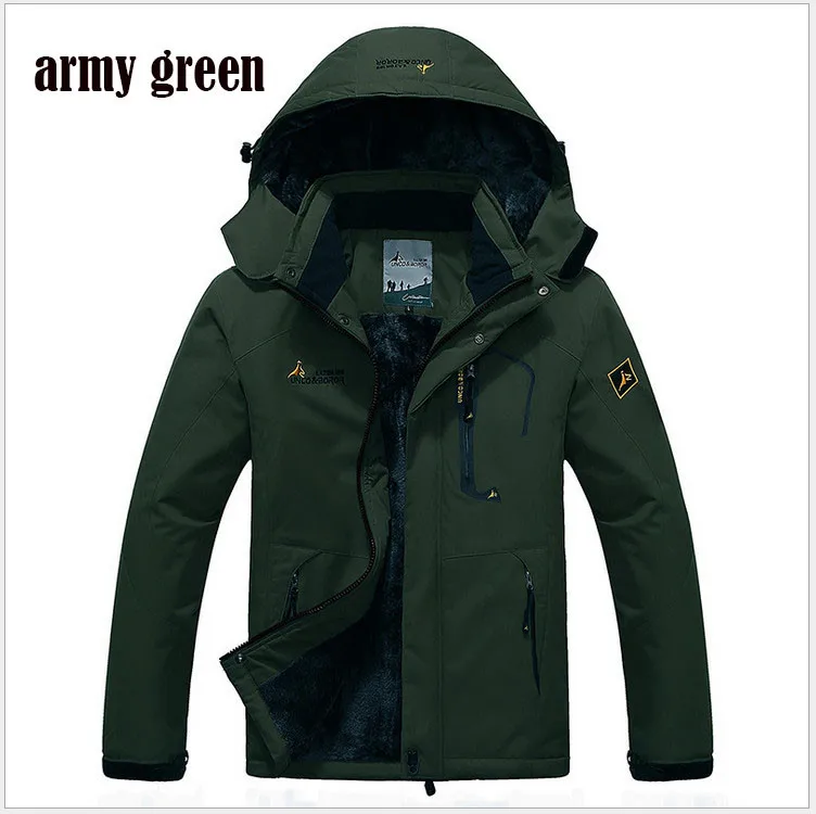Winter parka men plus velvet warm windproof coats Winter parka men plus velvet warm windproof coats