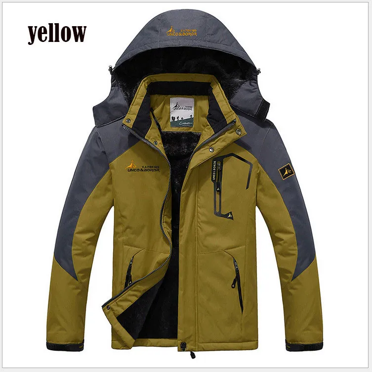 Winter parka men plus velvet warm windproof coats Winter parka men plus velvet warm windproof coats