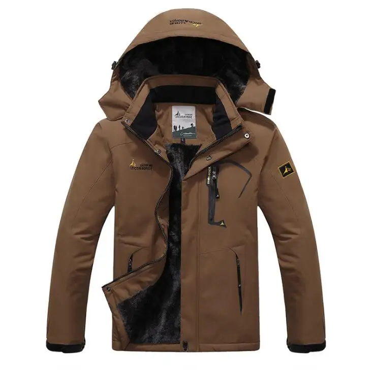 Winter parka men plus velvet warm windproof coats Winter parka men plus velvet warm windproof coats