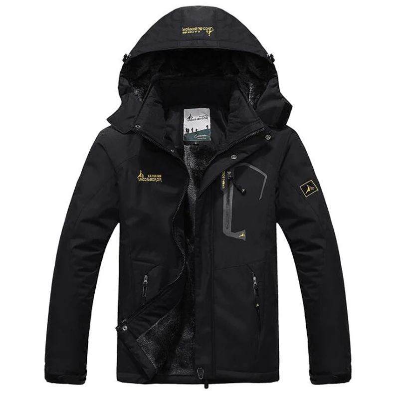 Winter parka men plus velvet warm windproof coats Winter parka men plus velvet warm windproof coats KDBazar