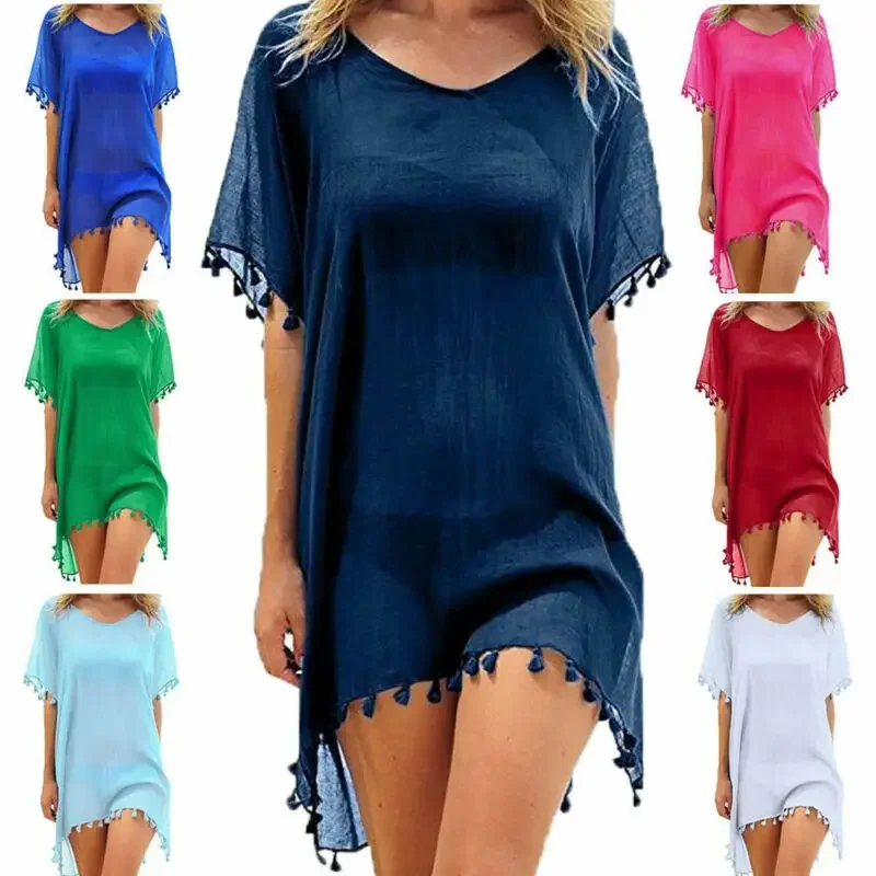 Women’s Cotton Beach Tunic Top Beach Cover-ups Beach & Swimwear Women Clothing Fashion Women’s Swimwear Women's Cotton Beach Tunic Top Beach Cover-ups Beach & Swimwear Women Clothing Fashion Women's Swimwear KDBazar