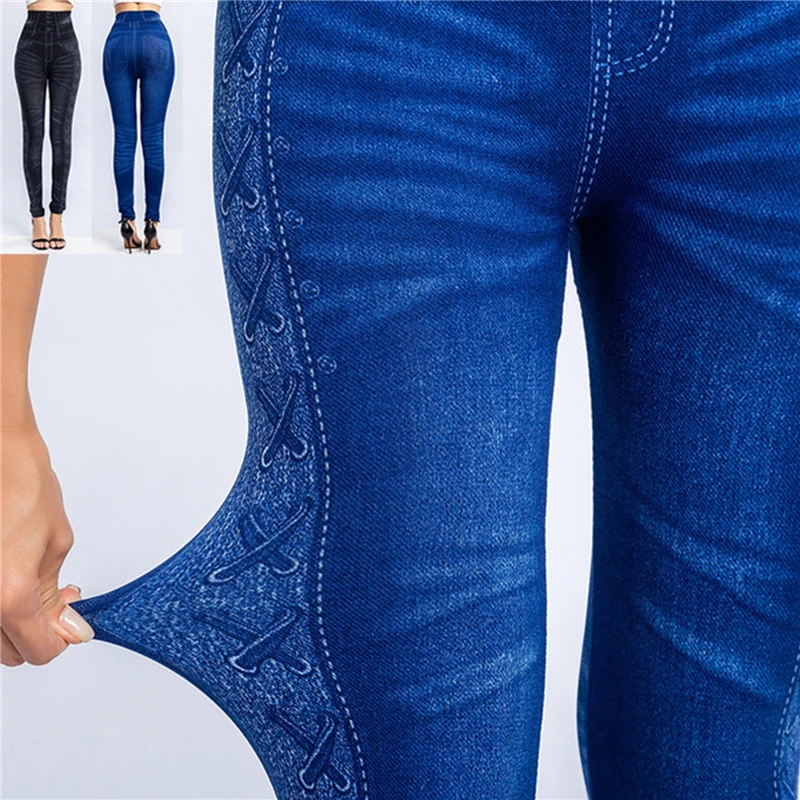 Women’s High Waist Denim Leggings with Pockets — Sizes M–3XL Clothing & Accessories Dresses & Skirts Jeans, Pants & Skirts Women’s Leggings Fashion Women's High Waist Denim Leggings with Pockets — Sizes M–3XL Clothing & Accessories Dresses & Skirts Jeans, Pants & Skirts Women's Leggings Fashion KDBazar