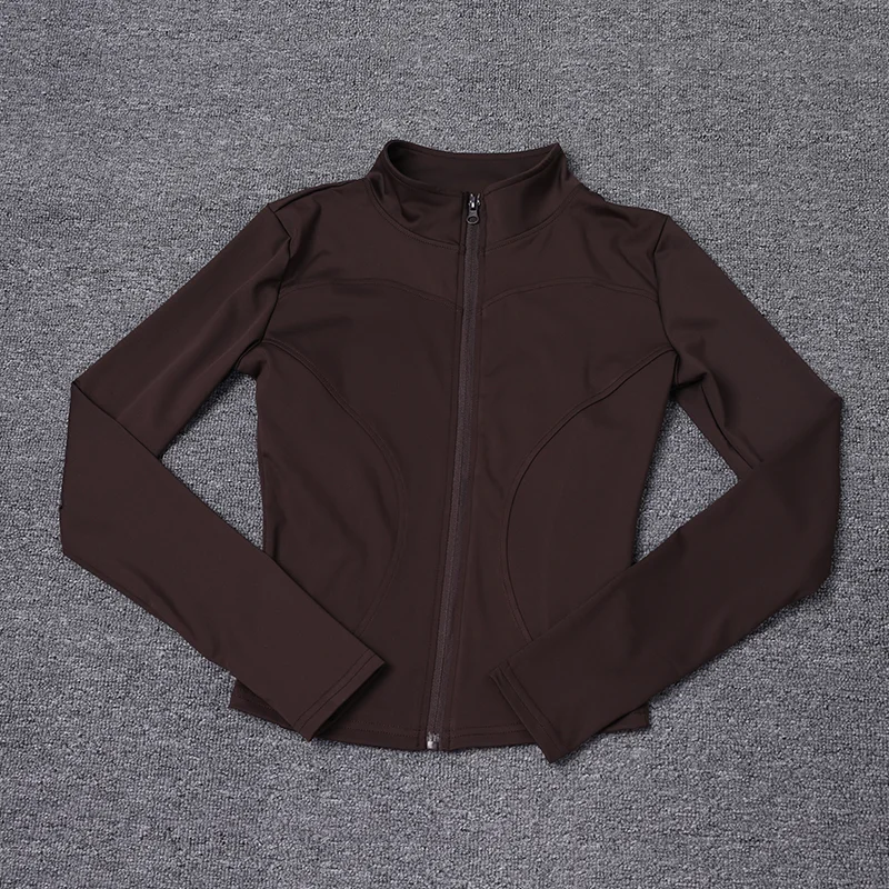 Women’s Long Sleeve Sport Jacket – Gym Training Yoga Sportswear Workout Coat Women Clothing Fashion Women's Long Sleeve Sport Jacket – Gym Training Yoga Sportswear Workout Coat Women Clothing Fashion KDBazar