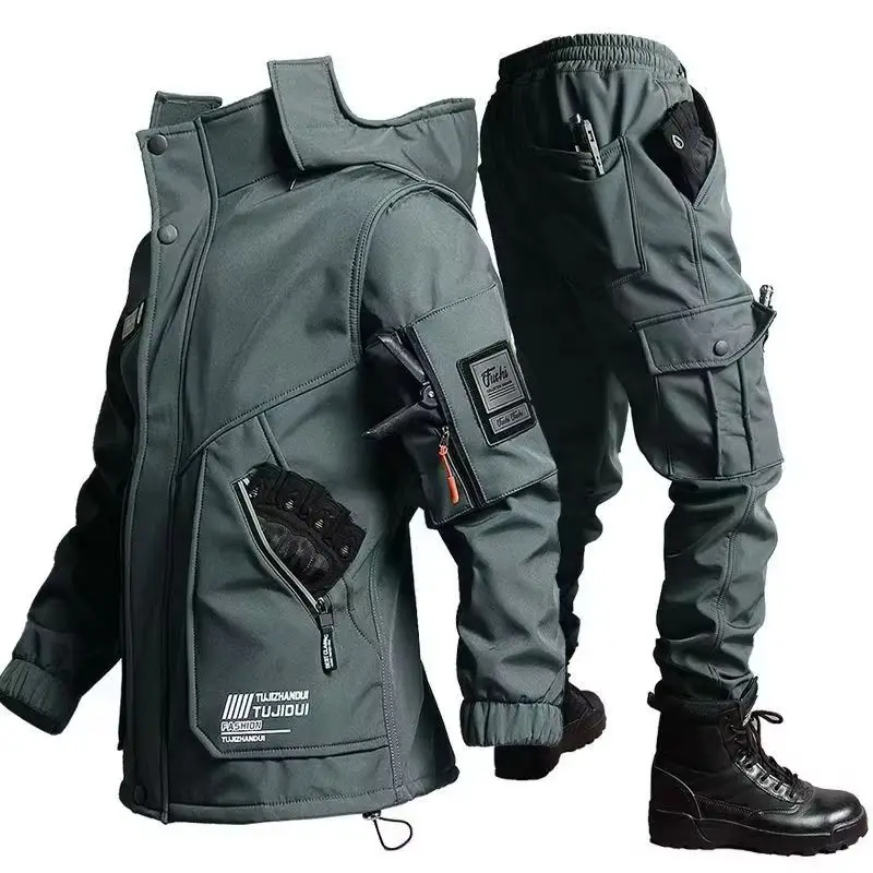 2025 Men’S Motorcycle Jacket With Autumn And Winter Velvet Training Set Anti-Wear Waterproof Cold Resistant Jacket Holiday Gifts 2025 Men'S Motorcycle Jacket With Autumn And Winter Velvet Training Set Anti-Wear Waterproof Cold Resistant Jacket Holiday Gifts