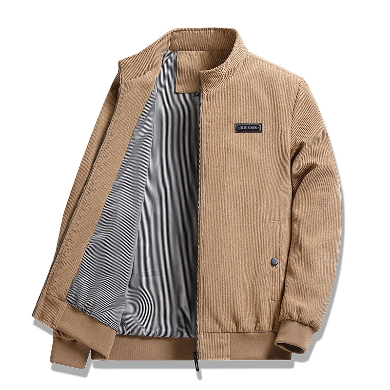 Men’s Autumn Jacket Corduroy Casual Workwear Coat Fashion Corduroy Cotton-Padded Jacket Lightweight Streetwear Outerwear Coat Men's Autumn Jacket Corduroy Casual Workwear Coat Fashion Corduroy Cotton-Padded Jacket Lightweight Streetwear Outerwear Coat