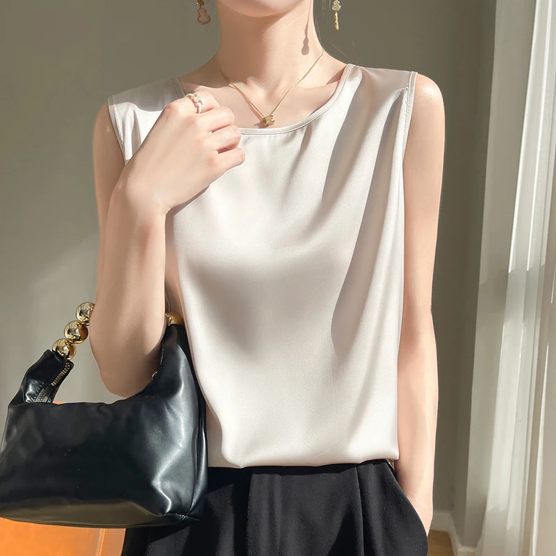 2024 Lace Women Camis Satin Tank Tops Summer Ladies Backless Spaghetti Strap Sexy Round neck Camisole Female Clothing Cropped RW Clothing & Accessories Tops & Tees Women’s Fashion 2024 Lace Women Camis Satin Tank Tops Summer Ladies Backless Spaghetti Strap Sexy Round neck Camisole Female Clothing Cropped RW Clothing & Accessories Tops & Tees Women's Fashion KDBazar