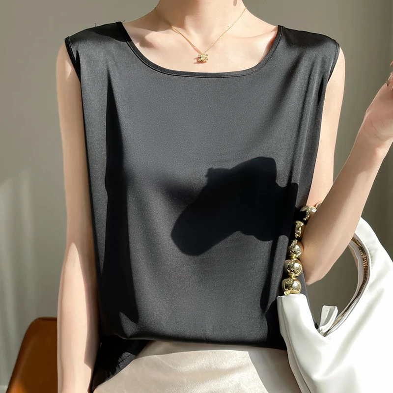 2024 Lace Women Camis Satin Tank Tops Summer Ladies Backless Spaghetti Strap Sexy Round neck Camisole Female Clothing Cropped RW Clothing & Accessories Tops & Tees Women’s Fashion 2024 Lace Women Camis Satin Tank Tops Summer Ladies Backless Spaghetti Strap Sexy Round neck Camisole Female Clothing Cropped RW Clothing & Accessories Tops & Tees Women's Fashion KDBazar