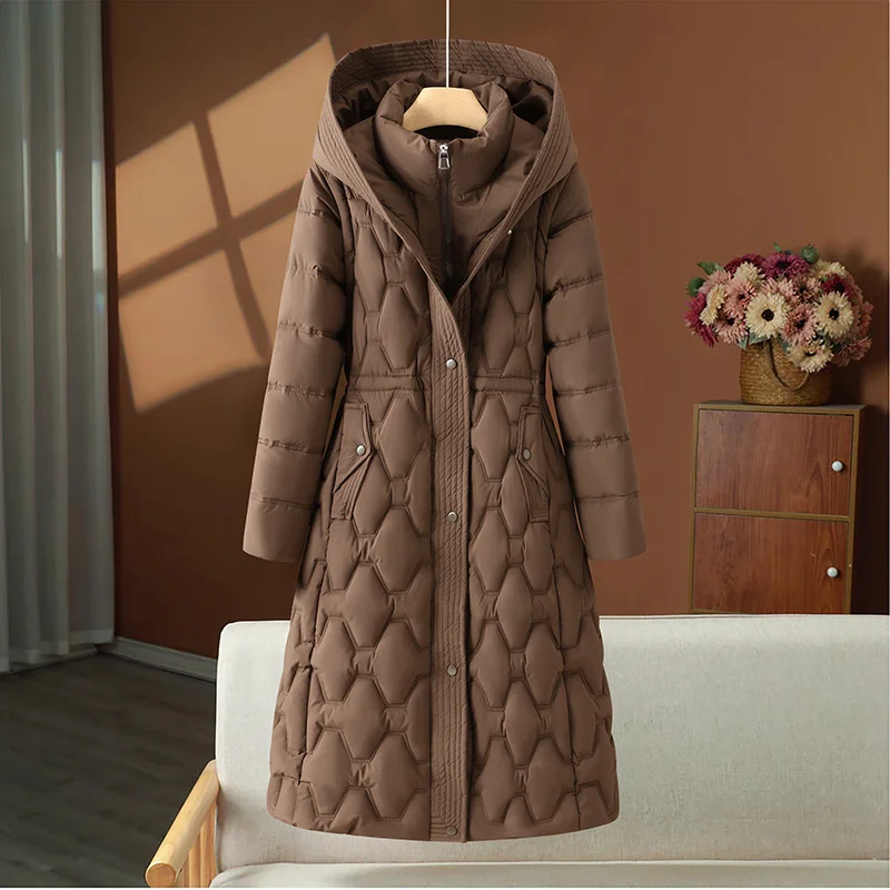 2025 Fashion Winter Long Parkas Women’s Down Cotton-padded Jacket Detachable-sleeve Coats Thicken Warm Overcoat Hooded Outerwear 2025 Fashion Winter Long Parkas Women's Down Cotton-padded Jacket Detachable-sleeve Coats Thicken Warm Overcoat Hooded Outerwear KDBazar