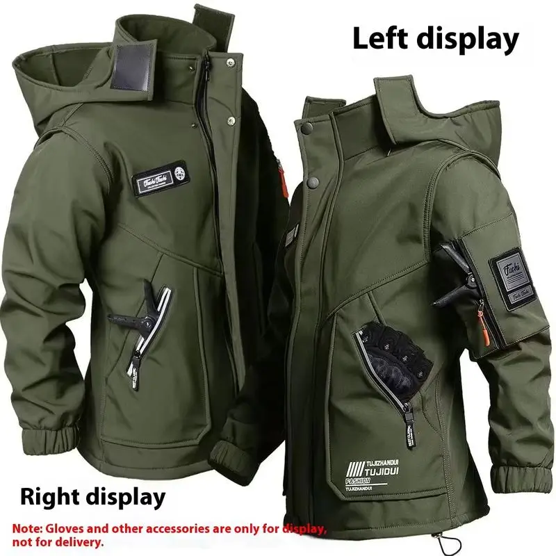 2025 Men’S Motorcycle Jacket With Autumn And Winter Velvet Training Set Anti-Wear Waterproof Cold Resistant Jacket Holiday Gifts 2025 Men'S Motorcycle Jacket With Autumn And Winter Velvet Training Set Anti-Wear Waterproof Cold Resistant Jacket Holiday Gifts KDBazar