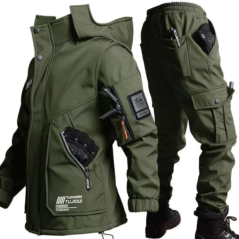 Men's Motorcycle Jacket - Waterproof Cold-Resistant Riding Set