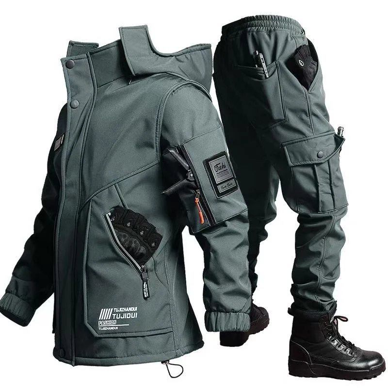 Men's Motorcycle Jacket - Waterproof Cold-Resistant Riding Set