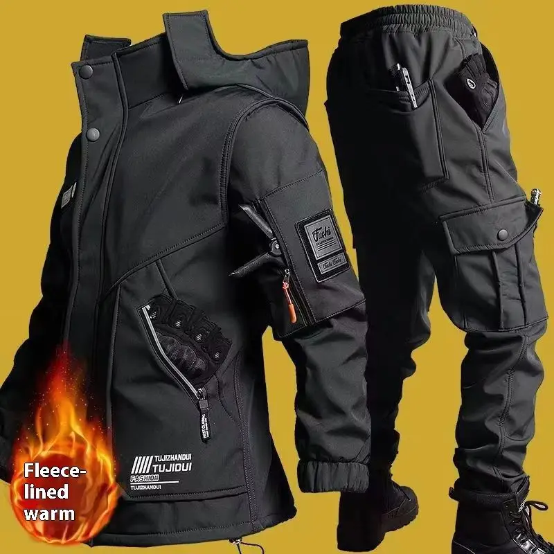 2025 Men’S Motorcycle Jacket With Autumn And Winter Velvet Training Set Anti-Wear Waterproof Cold Resistant Jacket Holiday Gifts 2025 Men'S Motorcycle Jacket With Autumn And Winter Velvet Training Set Anti-Wear Waterproof Cold Resistant Jacket Holiday Gifts KDBazar